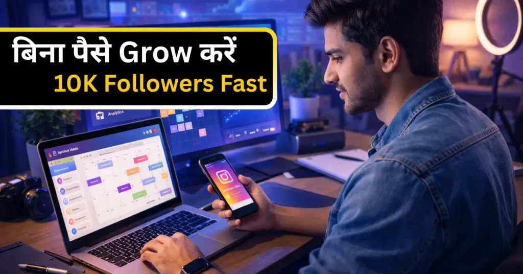 Instagram followers 1K se 10K growth